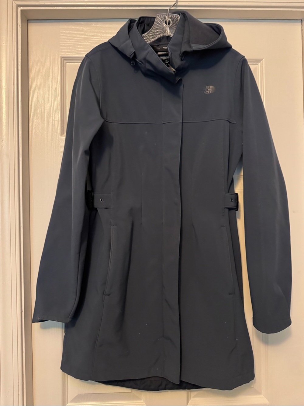 The North Face Women's Hooded Trench Coat - Navy